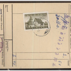 1957 50 (mk) Lammi tullausmaksu 1958 - R-peräänlähetys - pikkukuva 1