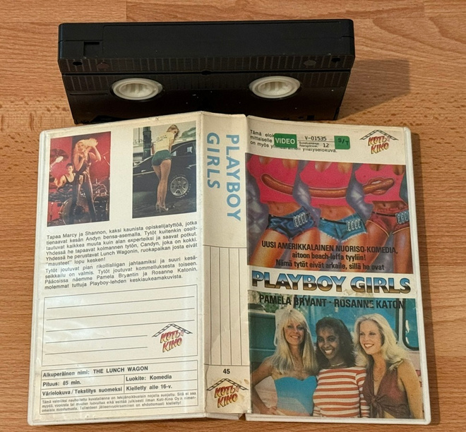 Playboy Girls (1981)  (Lunch Wagon)  Koti-kino Suomi VHS