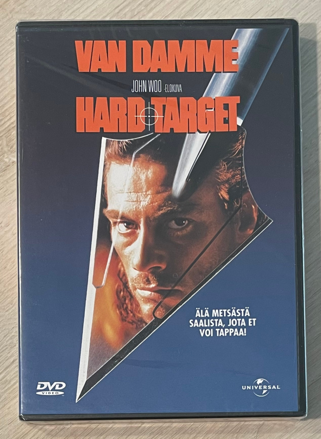 John Woo: HARD TARGET (1993) Jean-Claude Van Damme (UUSI)