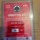 Dylan Fabre ässät , blueline silver signature - pikkukuva 2