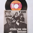 Aaron JA CHRISSE (JOHANSON) –Ethän Tee Niin / Lankaan,V1975 - pikkukuva 2