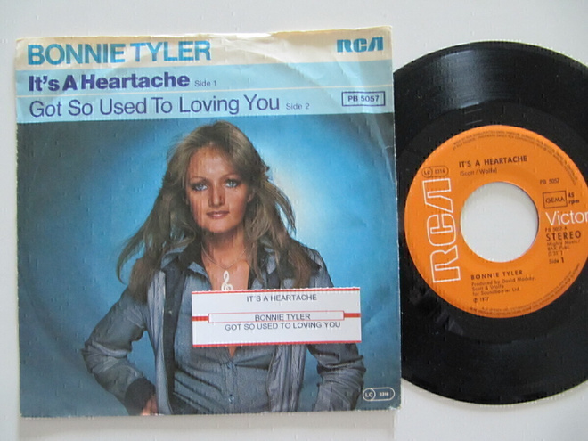 Bonnie Tyler  It's A Heartache 7" sinkku