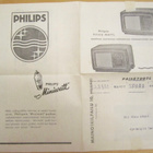 VANHA Lähetys Painotuote Philips Mainos 1943 - pikkukuva 3