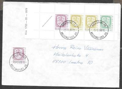 Postilähetys - AV9 (1735-1-1979) Hki 26 5.3.1980