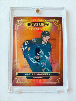 Matias Maccelli - 22-23 UD Stature Rookie Orange /45