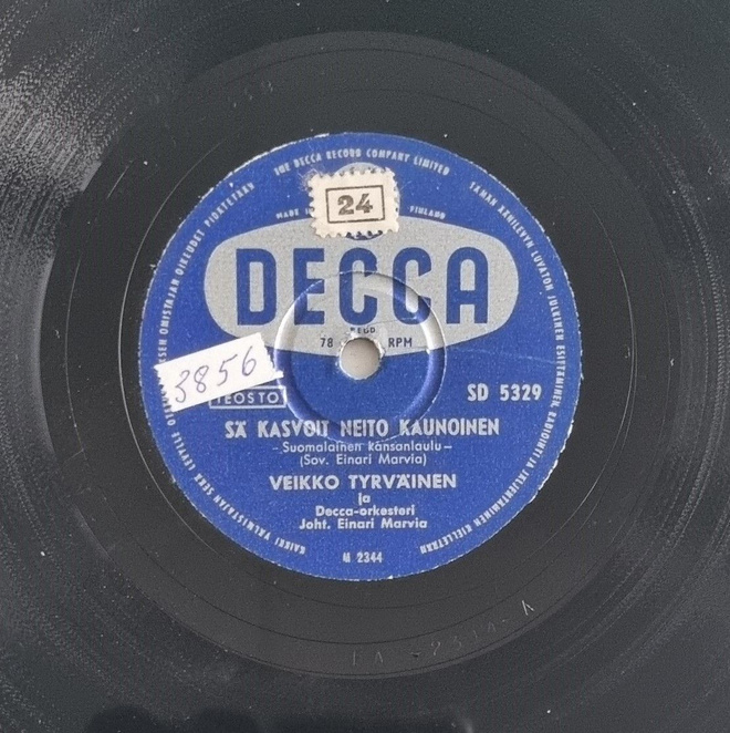 Savikiekko 1955 - Veikko Tyrväinen - Rytmi SD 5329