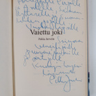 Pekka Jurvelin : Vaiettu joki (signeerattu, tekijän omiste) - pikkukuva 3