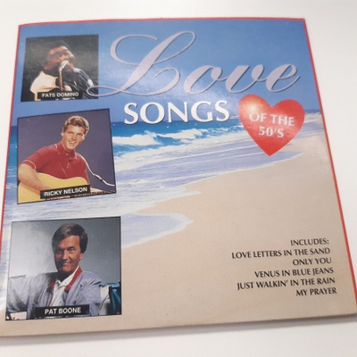 Love Songs Of The 50's (CD) HYVÄ KUNTO!! Pat Boone Drifters