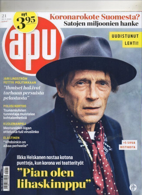 Apu n:o 21 2020 Ilkka Heiskanen. Elastinen. Jari. Eini.