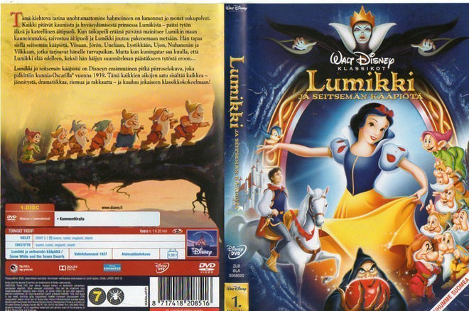 Lumikki Ja Seitsemän Kääpiötä	(3 498)	k	-FI-	DVD	suomik.