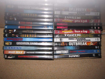 16 kpl DVD HYVÄ KUNTO