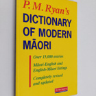 Peter M. Ryan : Dictionary of Modern Maori - pikkukuva 1