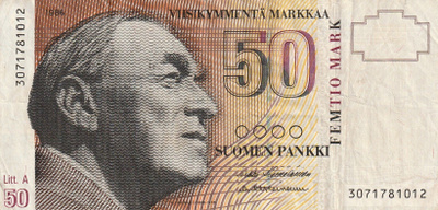 Suomi 50 markkaa 1986 - Litt A - 3071781012