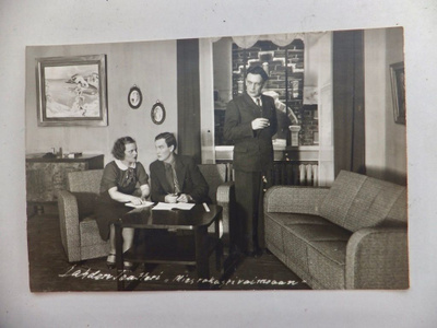 VANHA Postikortti Lahti Teatteri 1920-1930-l