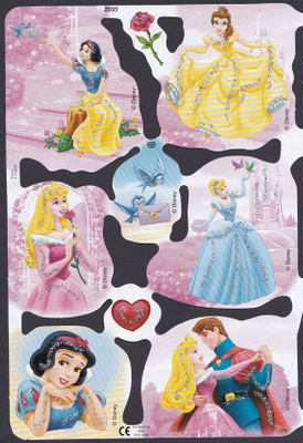 MLP 2033 Hileinen Tuhkimo Disney Kiiltokuva-arkki