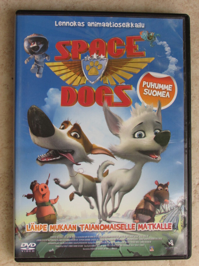 Space Dogs, DVD. Suomi puhe