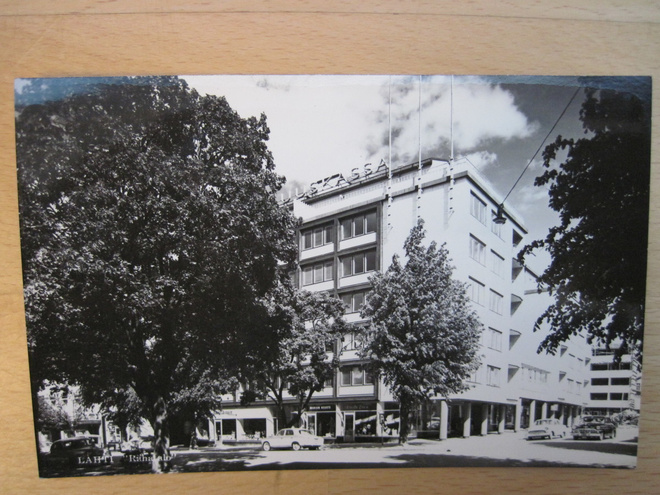 VANHA Postikortti Lahti 1950-l Alkup. Mallikappale