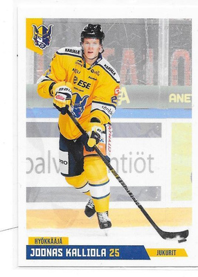 2019-20 CardSet #45 Joonas Kalliola Jukurit