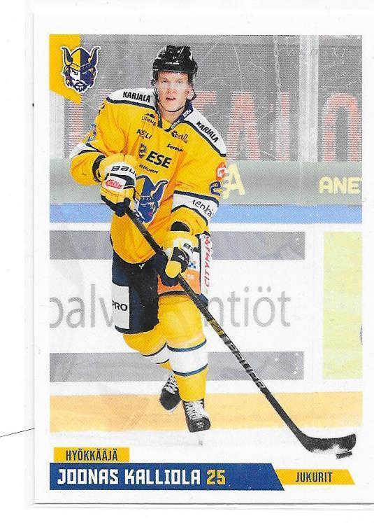 2019-20 CardSet #45 Joonas Kalliola Jukurit