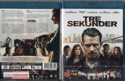 tre sekunder (68 676) UUSI -FI- BLU-RAY nordic, joel kinnam