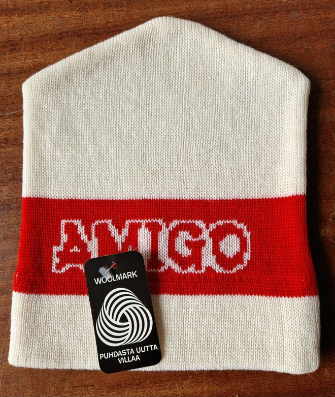 Vintage pipo Amigo puhdasta villaa.UUSI