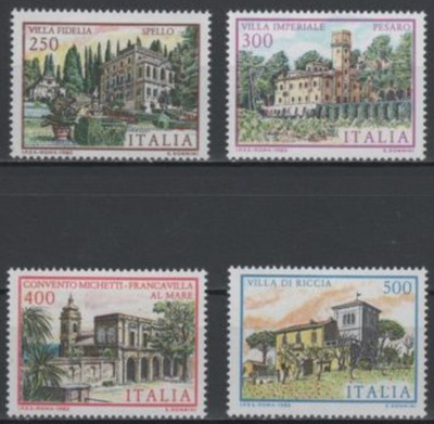 (S0285) ITALY, 1983 (Villas). Mi ## 1856-1859. MNH**