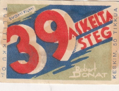 39 askelta. Suomi filmi      b292