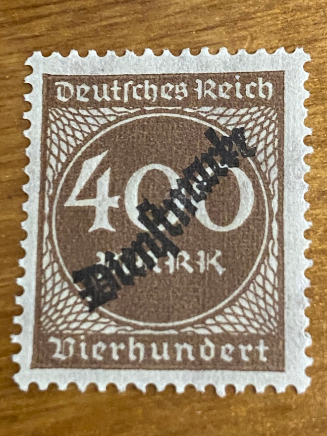 SAKSA REICH 1923 VIRKAMIESMERKKI**