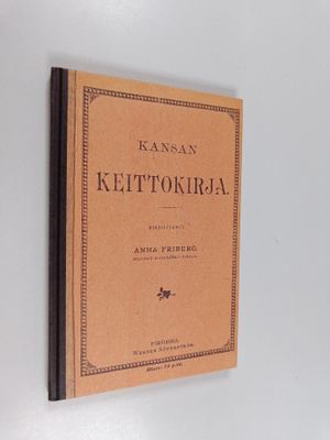 Anna Friberg : Kansan keittokirja
