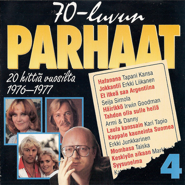 70-luvun parhaat 20 hittiä vuosilta 1976-1977 CD