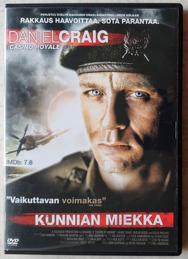 KUNNIAN MIEKKA – Suomalainen DVD 2001 / 2007 - Daniel Craig