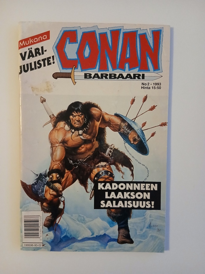 Conan barbaari sarjakuvalehti (2 / 1993)