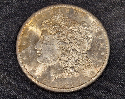 USA 1881-S Morgan dollar
