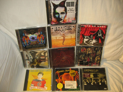 Paketti (10 kpl) heavy cd.