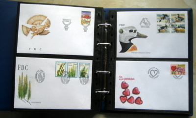 1984-2004 Ahvenanmaan FDC-kuoret+kansio kotelolla.