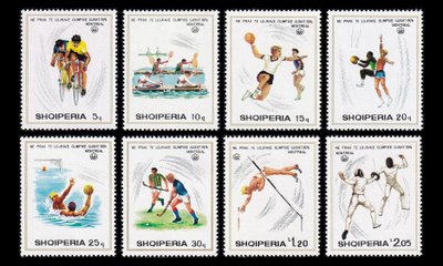 Albania 1807-14 ** Kkesäolympialaiset Montreal (1975)