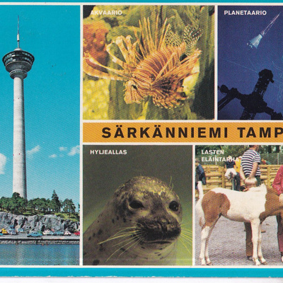Tampere, Särkänniemi. sommitelmakortti . e305