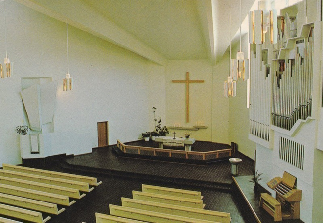 KIRKKOKORTTI - LAHTI - RISTIN KIRKKO - SISÄKUVA