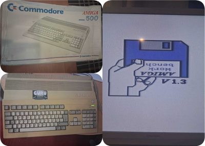 Amiga 500 + muuta sälää