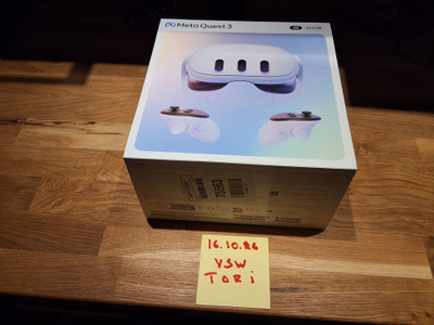 UUSI & AVAAMATON Meta Quest 3 (512 GB) - Nouto/Postitus