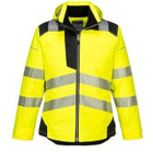 Portwest T400 Huomio-talvityötakki (kel/mus, koko L) - pikkukuva 1