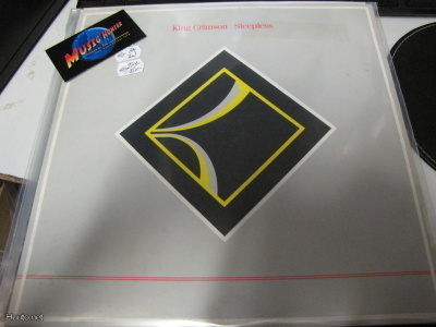 KING CRIMSON-SLEEPLESS 12'' MAXI HOLLANTI '84 PAINOS EX+/EX-