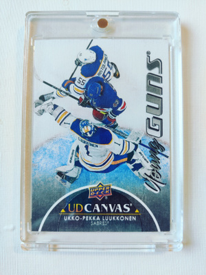 21-22 UD Young Guns Black Canvas - Ukko-Pekka Luukkonen