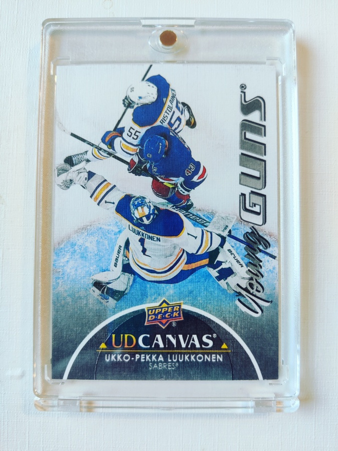 21-22 UD Young Guns Black Canvas - Ukko-Pekka Luukkonen