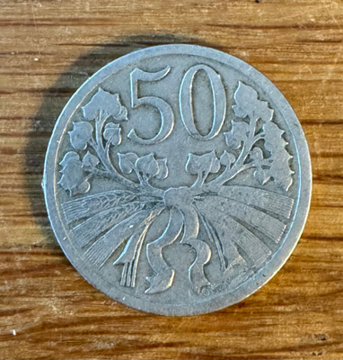 50 Haleru 1922