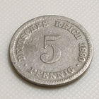 Saksa 5 Pfennig 1890D - pikkukuva 3