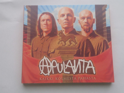 APULANTA - KAIKKI KOLMESTA PAHASTA . cd ( Hyvä kunto )