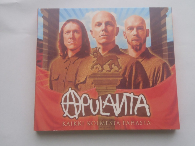 APULANTA - KAIKKI KOLMESTA PAHASTA . cd ( Hyvä kunto )