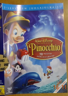 dvd, Pinocchio - 70-vuotisjuhlajulkaisu (Walt Disney) - 2dvd