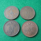 4 kpl 10 penniä - 1867-1915 - pikkukuva 2